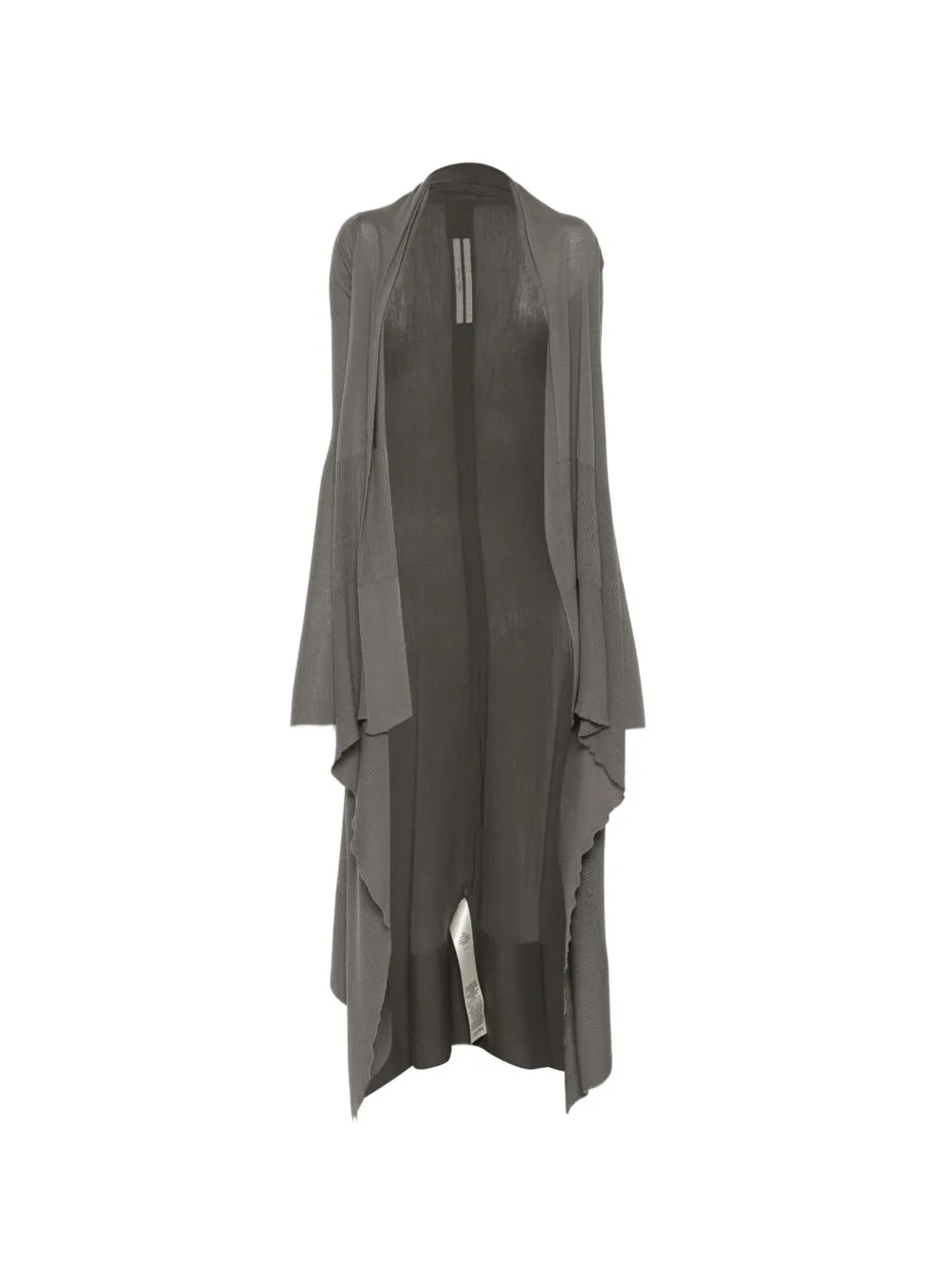 Tower Long Wrap in Lightweight Rasato Knit by Rick Owens