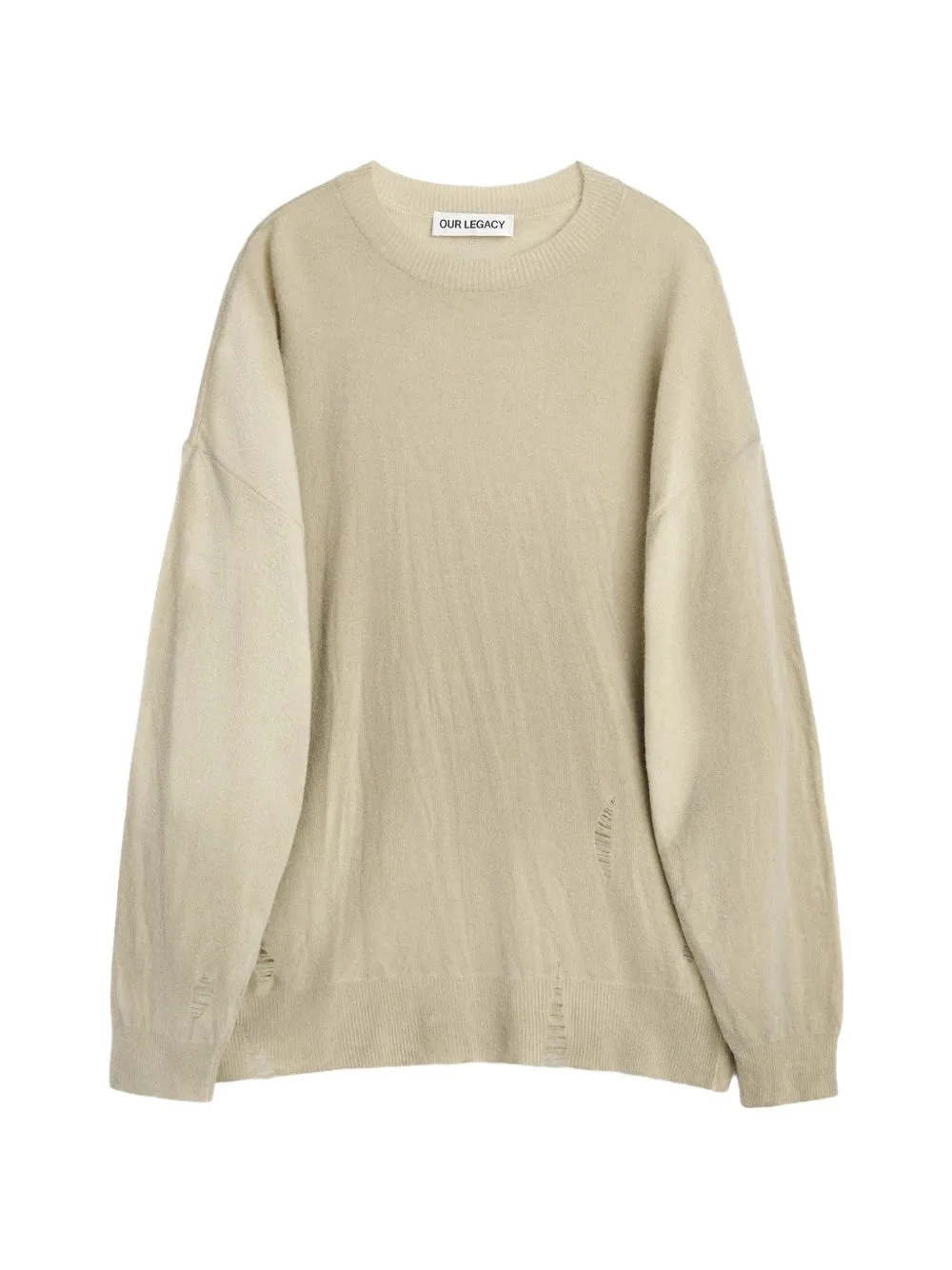 Slant Knit Sweater by OUR LEGACY