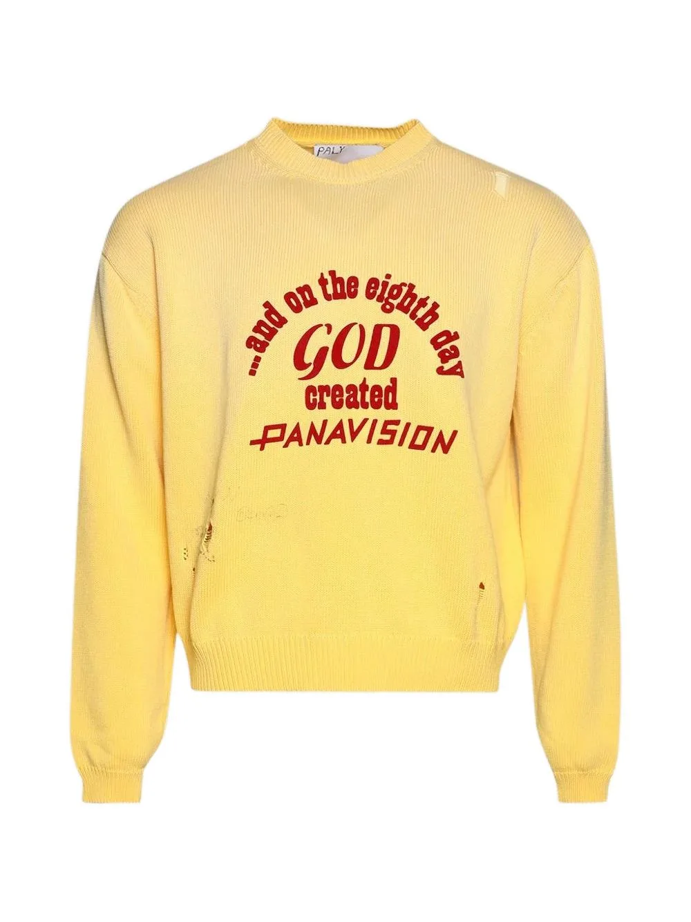Eden Distressed Graphic-Print Sweater by Paly