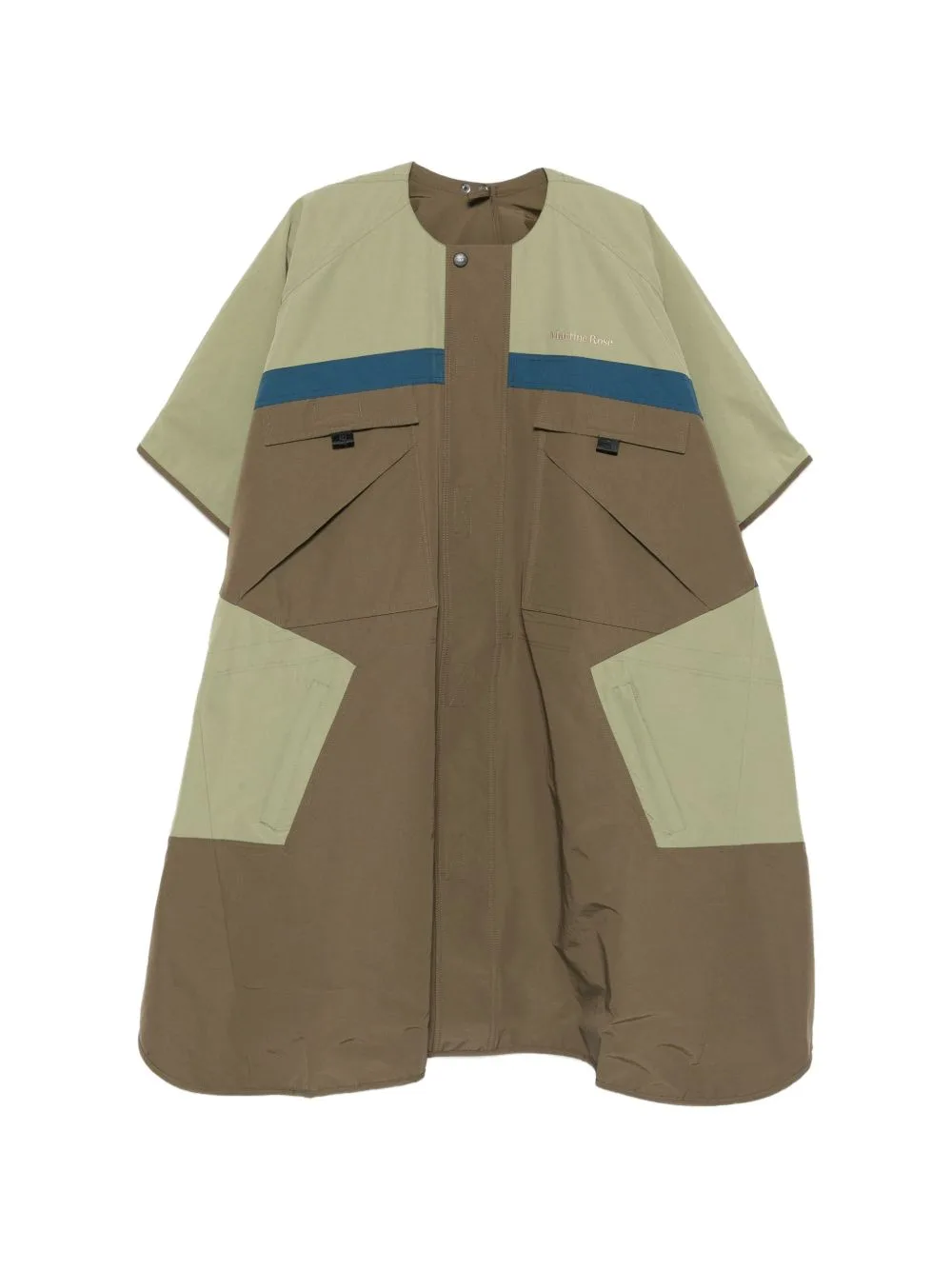 Colour-Block Panelled Coat by Martine Rose