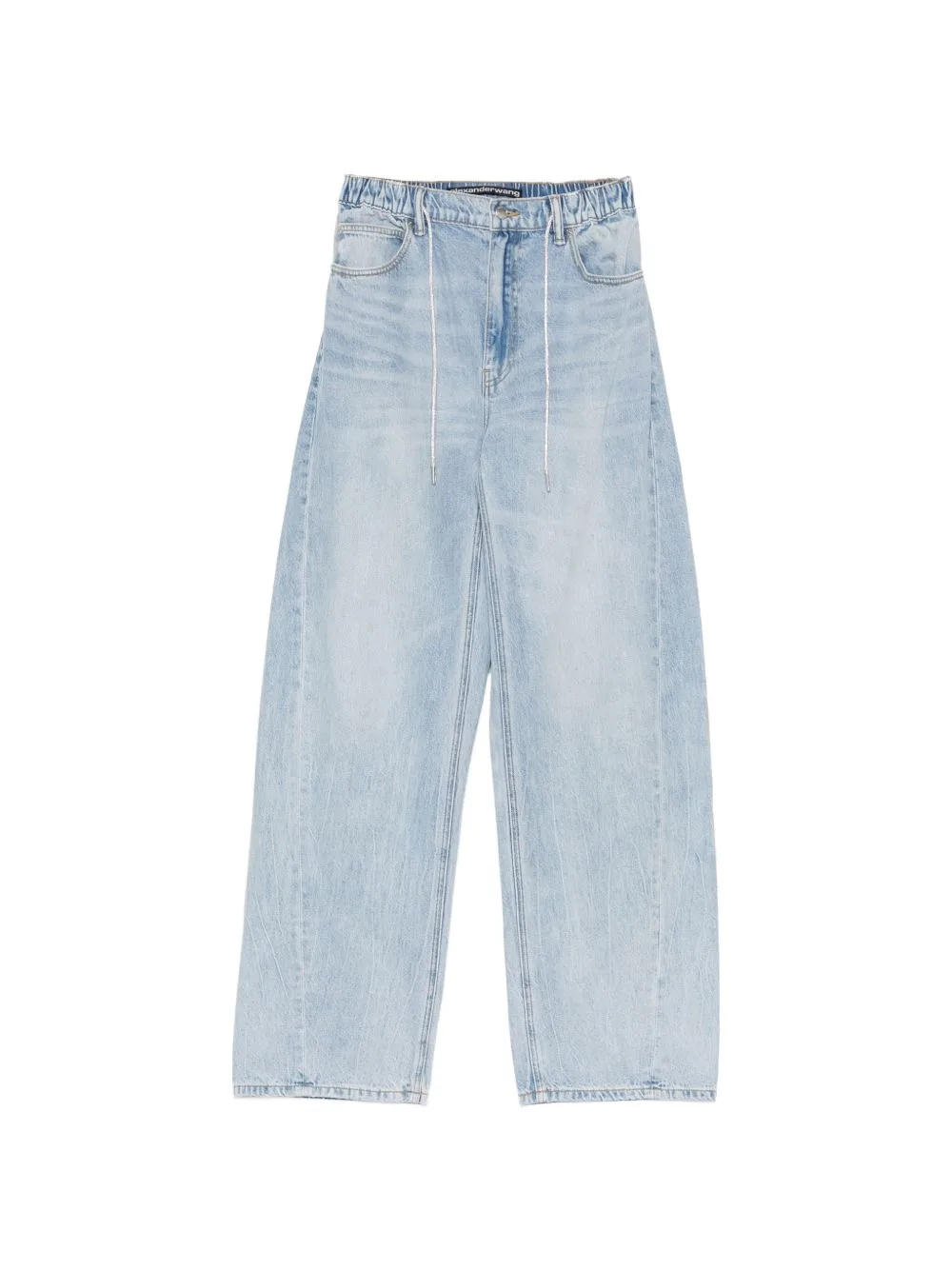 Drawstring Wide-Leg Jeans by Alexander Wang