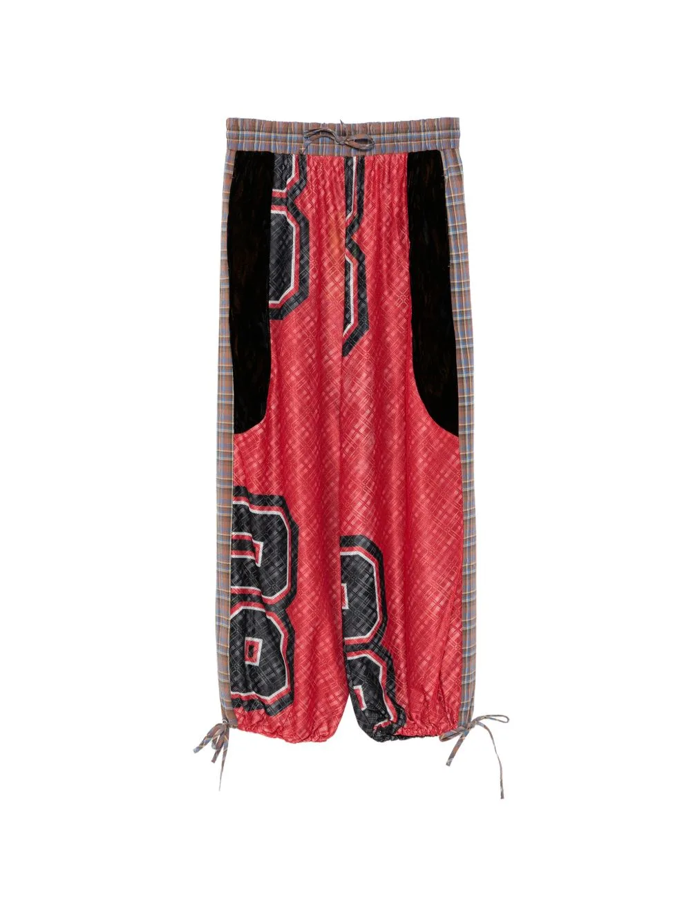 Plaid Panelled Trousers by Chopova Lowena
