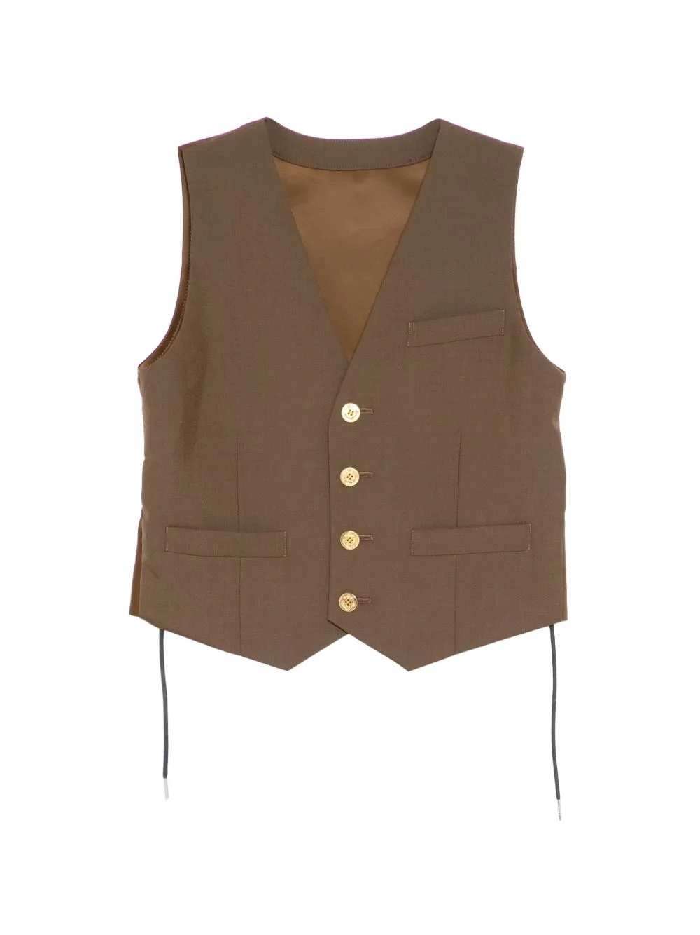 Panelled Waistcoat by sacai