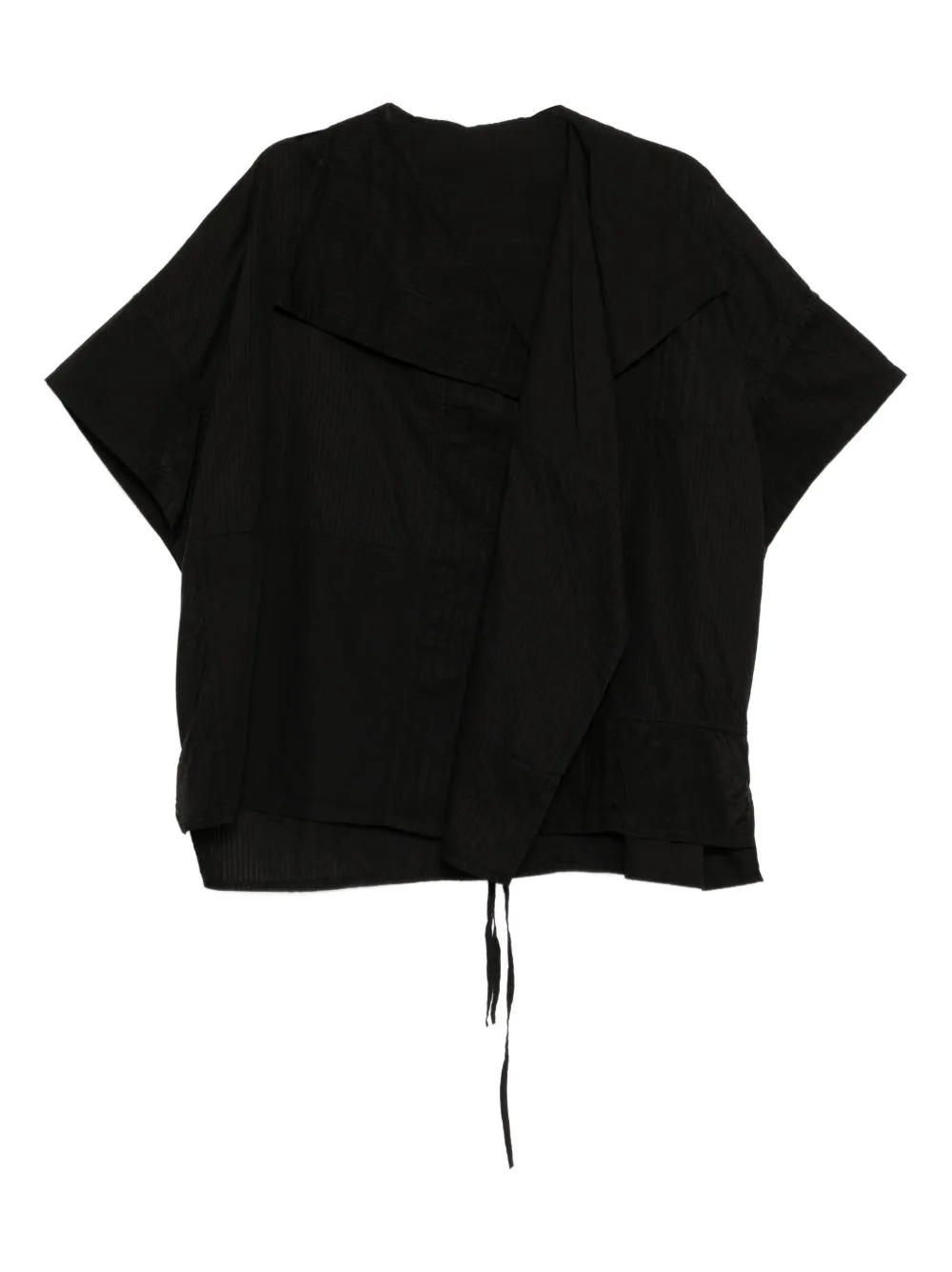 Asymmetric-Hem Shirt by Y's