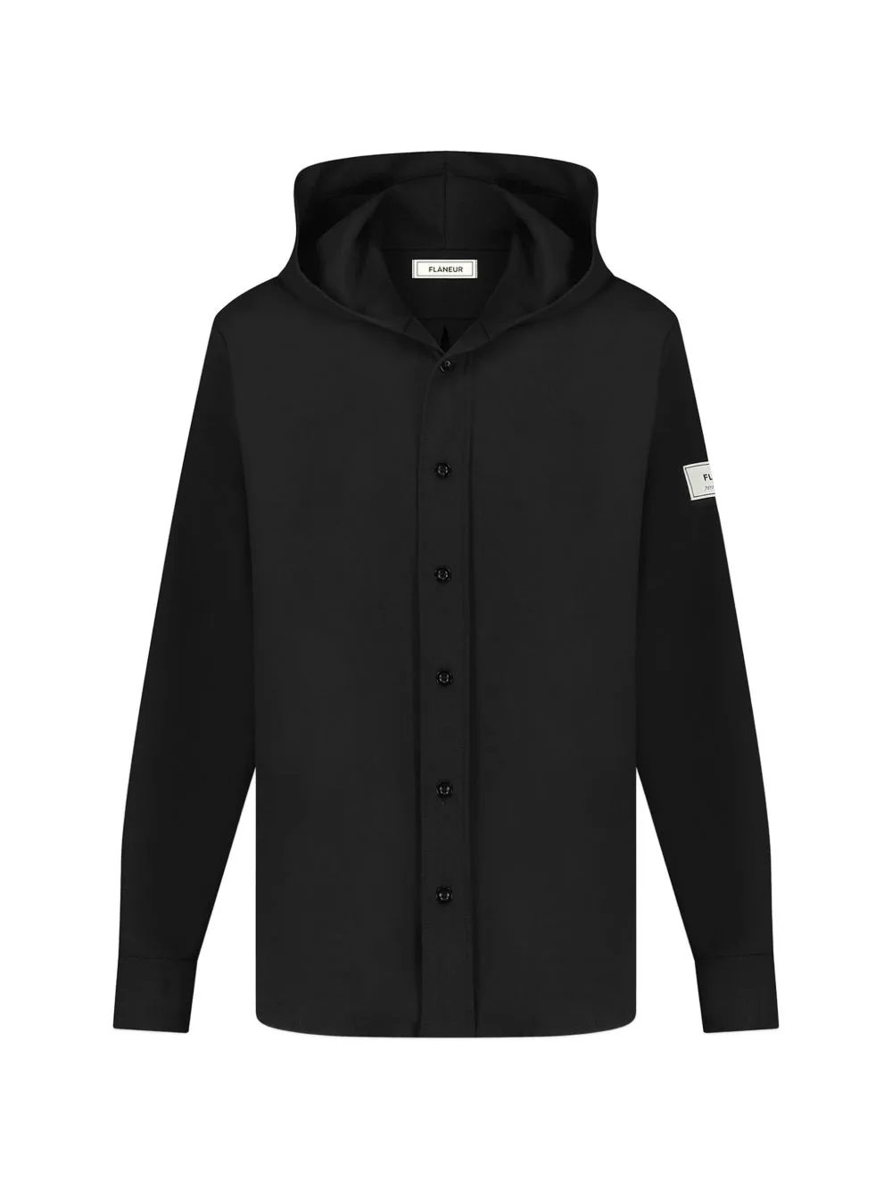 Atelier Hooded Shirt by FLÂNEUR