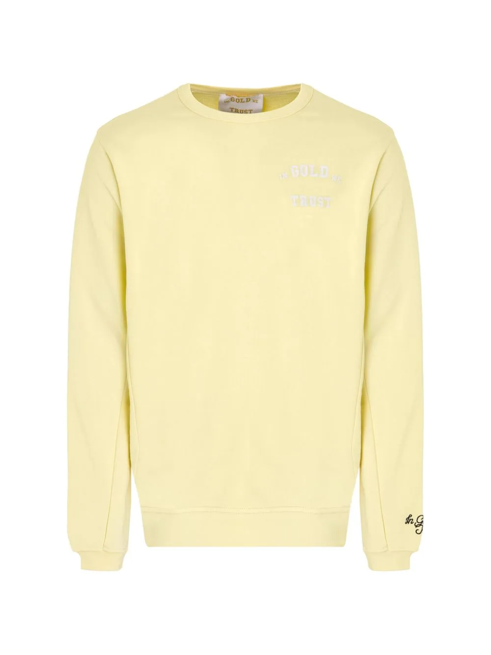 The Slim Light Logo-Embroidered Sweatshirt by In Gold We Trust
