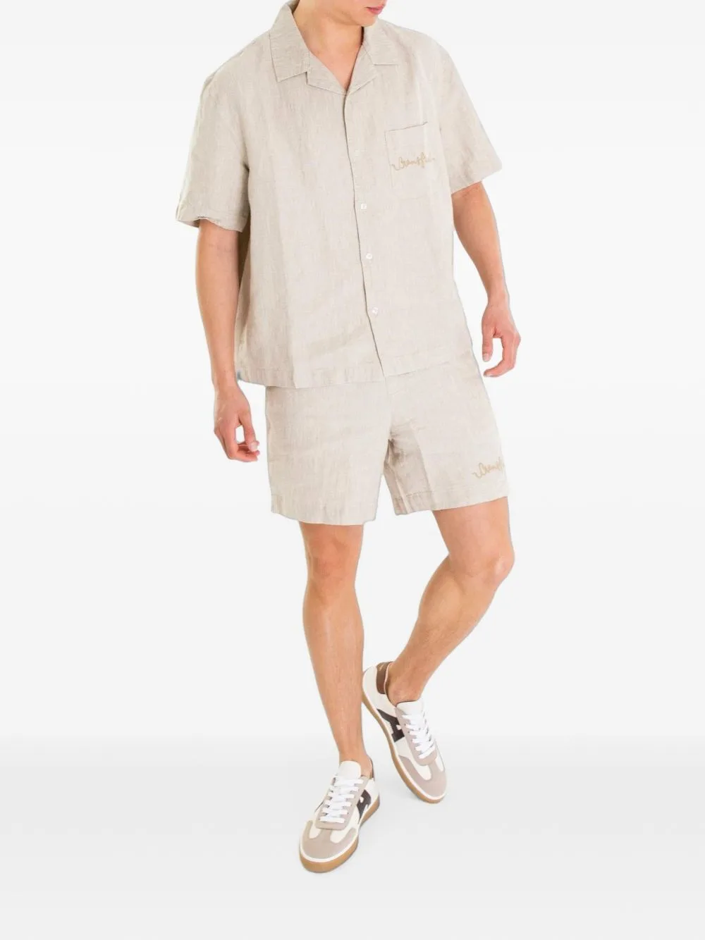 Garden Hose Linen Shorts by Bram's Fruit