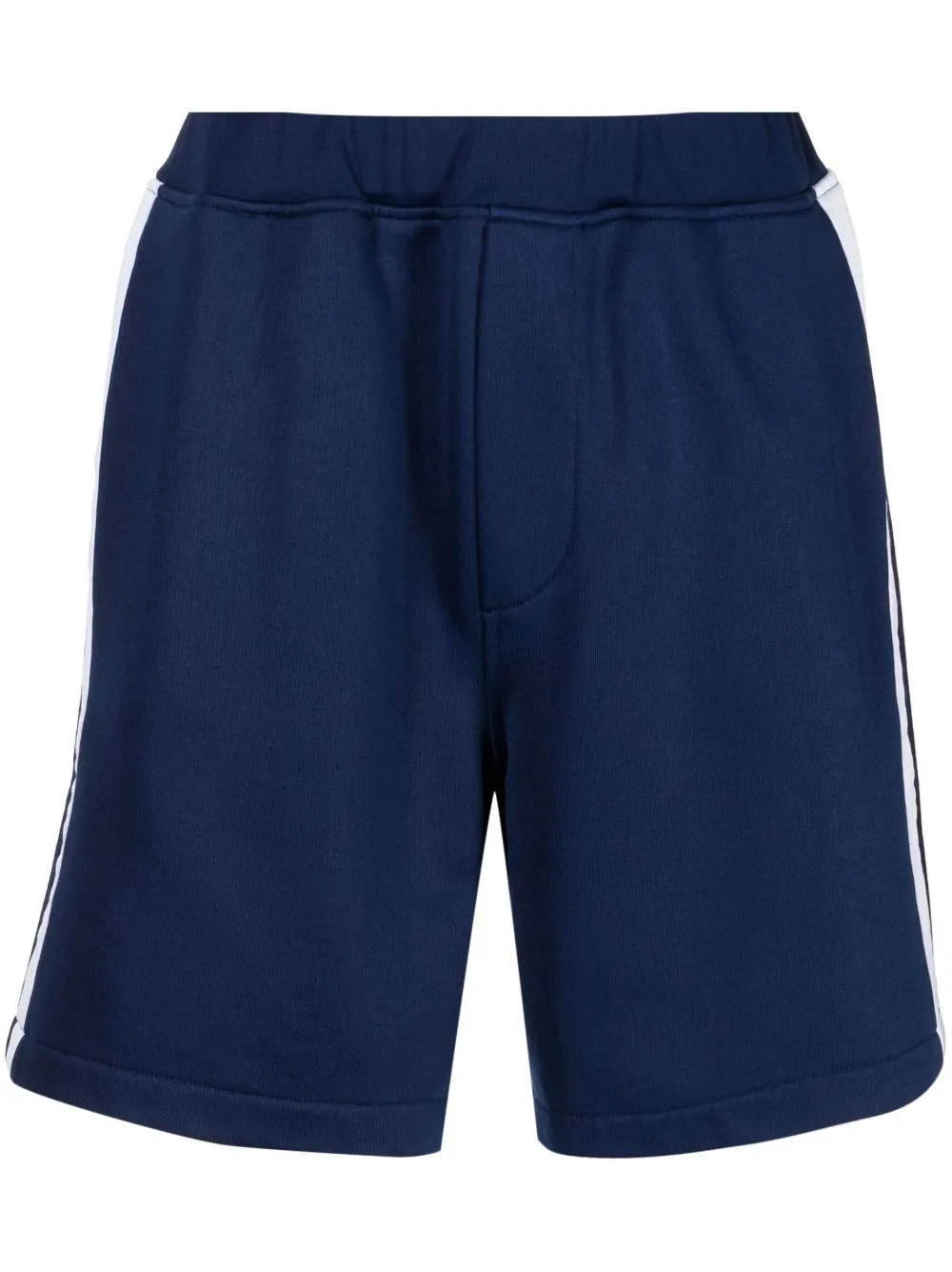 Striped-Edge Track Shorts by DSQUARED2