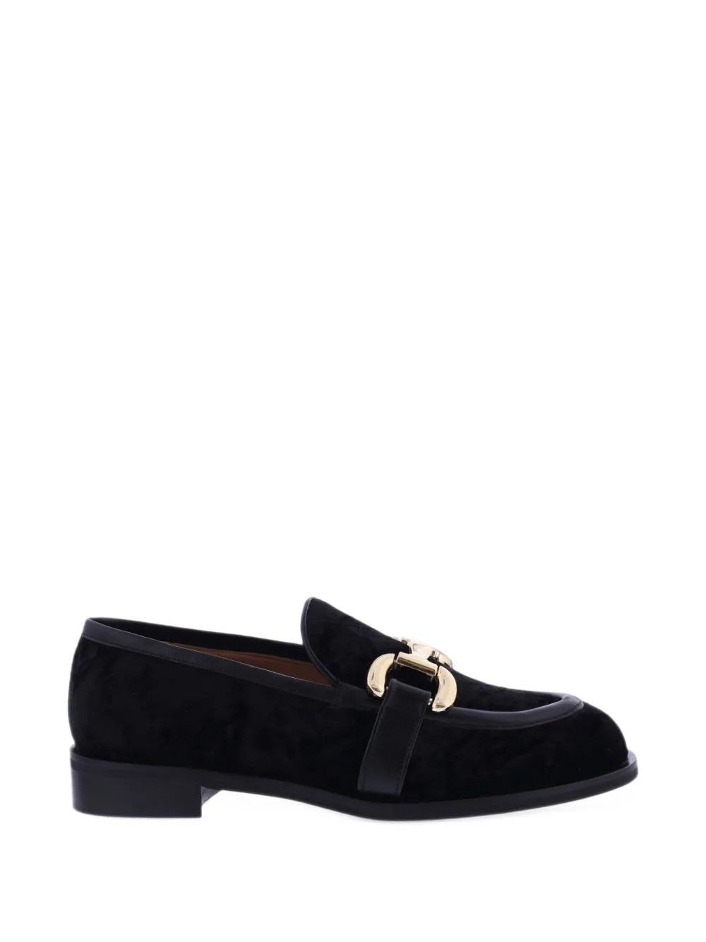 Velvet Horsebit Loafers
