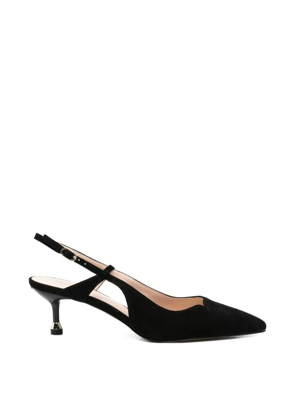 Suede Slingback Pumps