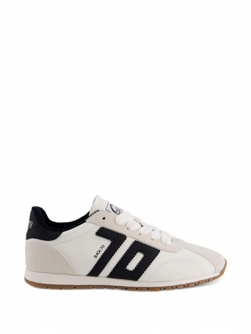 Asian Logo-Patch Sneakers by BACK 70