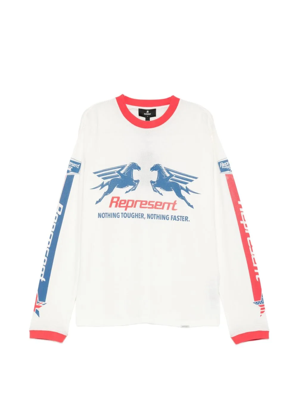 Graphic-Print Long-Sleeved T-Shirt by Represent