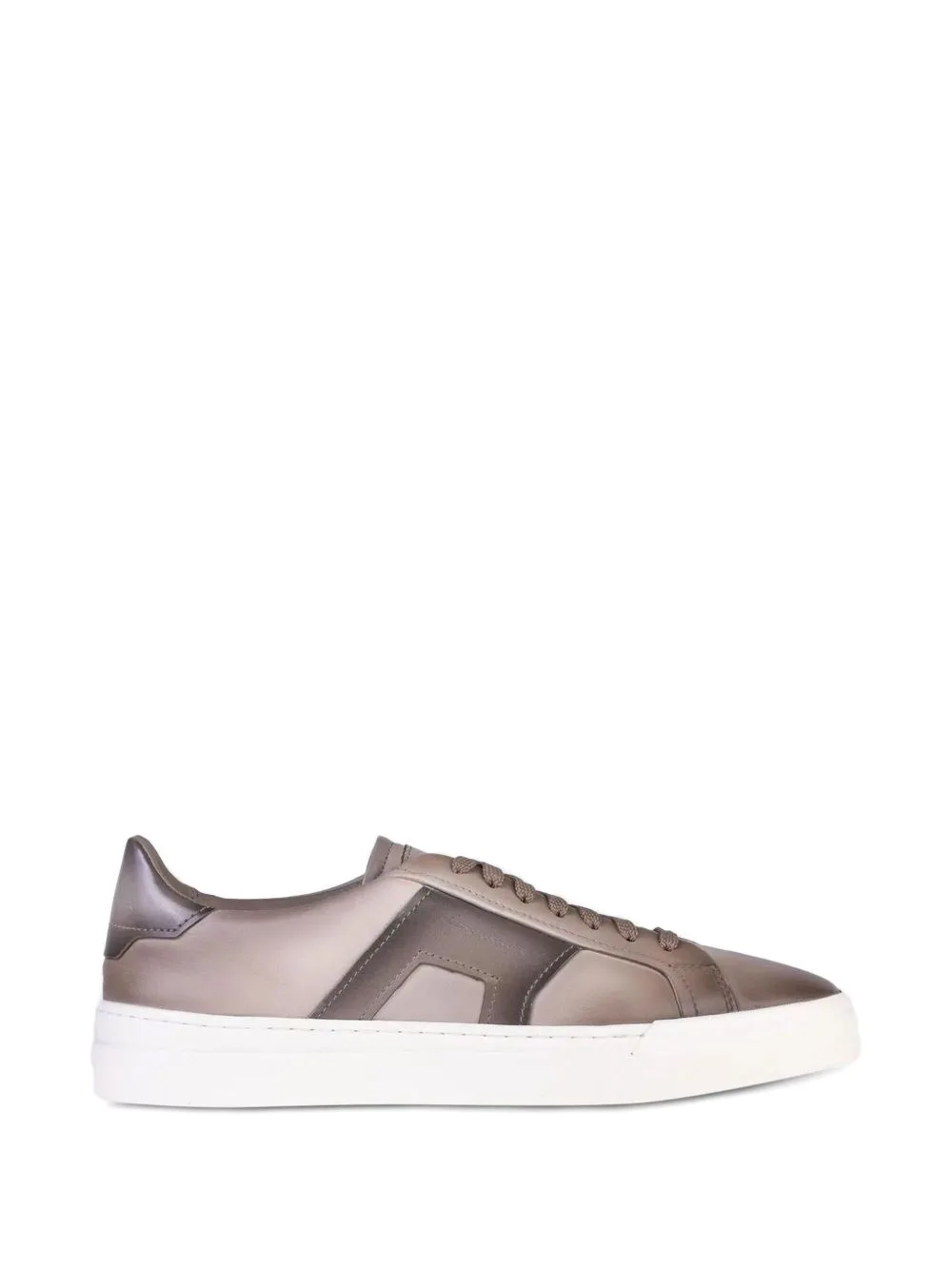 Gradient-Effect Leather Sneakers by Santoni