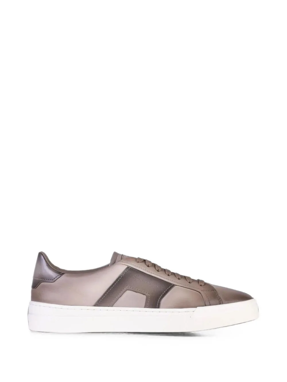 Gradient-Effect Leather Sneakers by Santoni