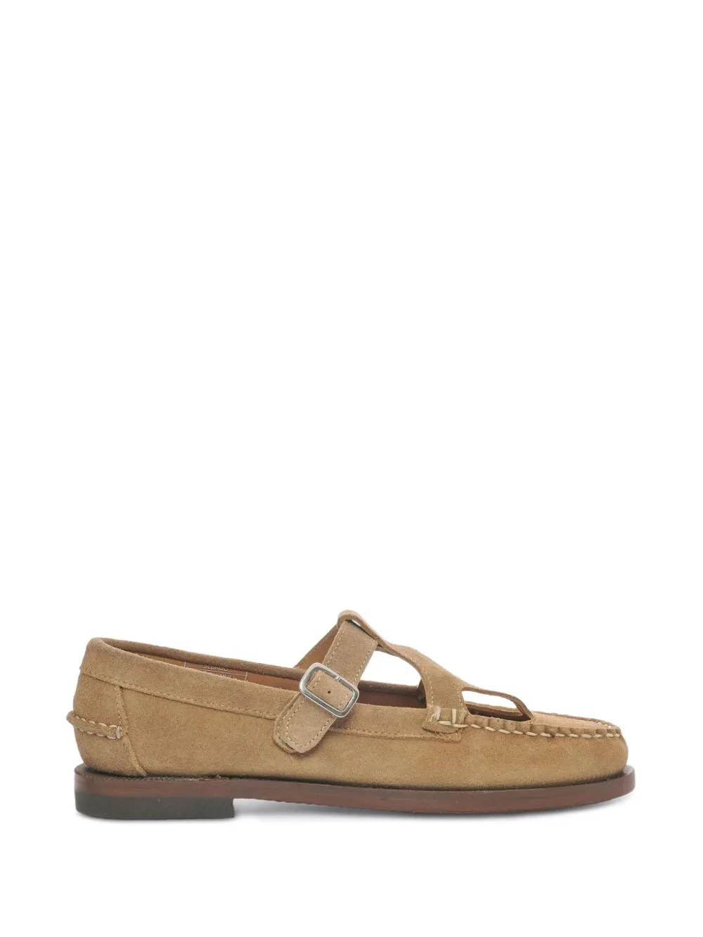 Angelina Fleshout Buckle-Strap Loafers by Sebago