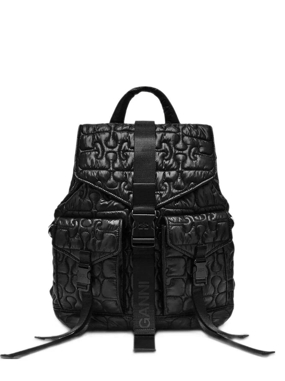 Quilted Re-Tech Backpack by GANNI