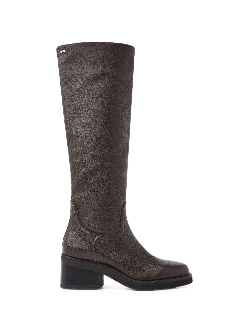 Cassy Grained Leather Knee-High Boots by Nubikk