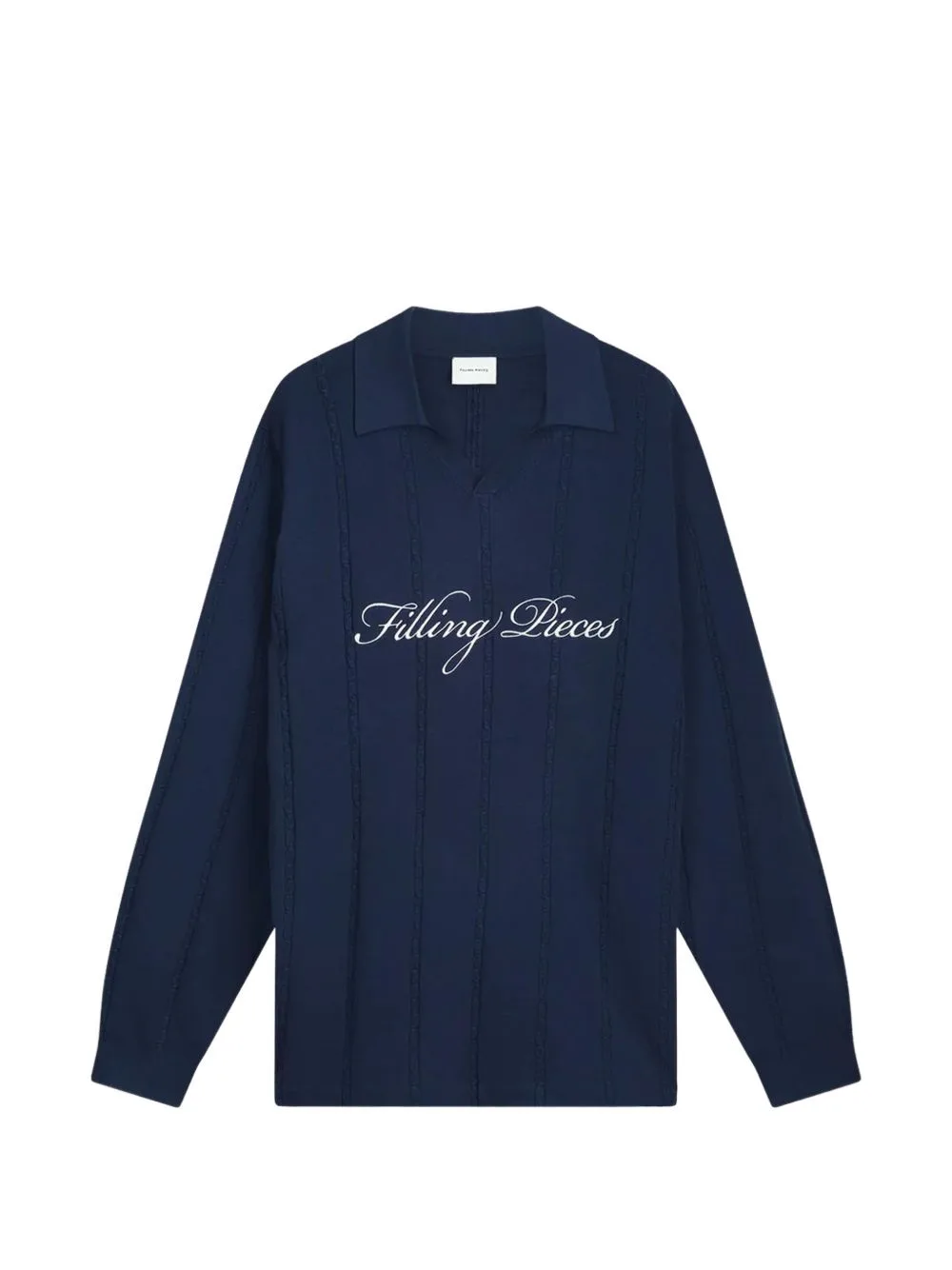 Football Jersey Knit Polo Shirt by Filling Pieces