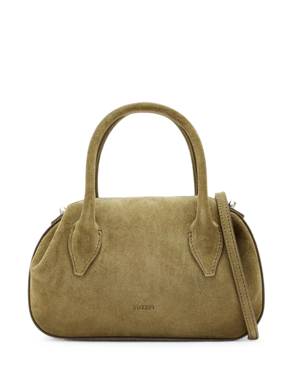 Mini Oyster Suede Tote Bag by Yuzefi