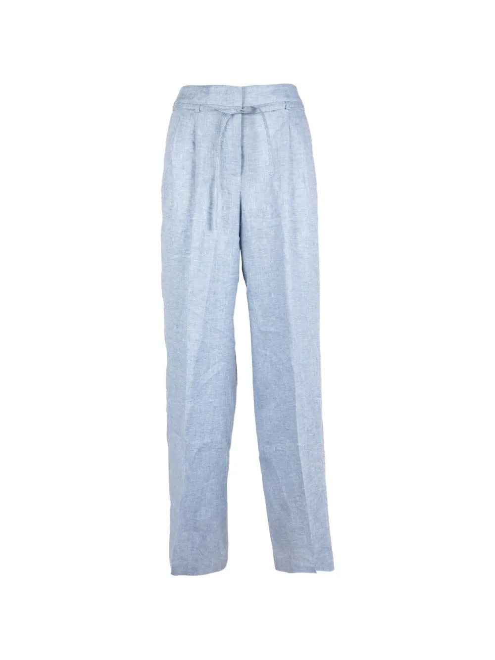 Belted Straight-Leg Trousers by Peserico