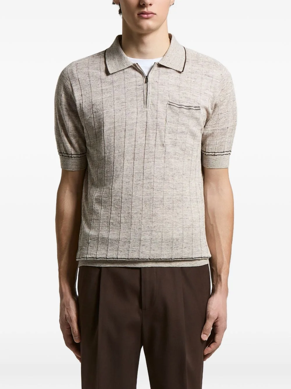 Zip Polo by Peserico