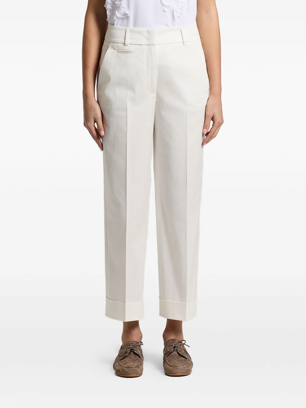 Cuffed Trousers by Peserico