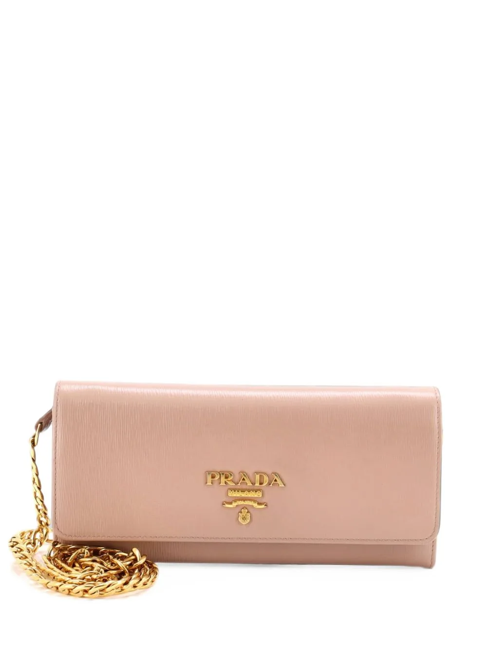 Wallet on Chain Vitello Move Long Crossbody Bag by Prada Pre-Owned