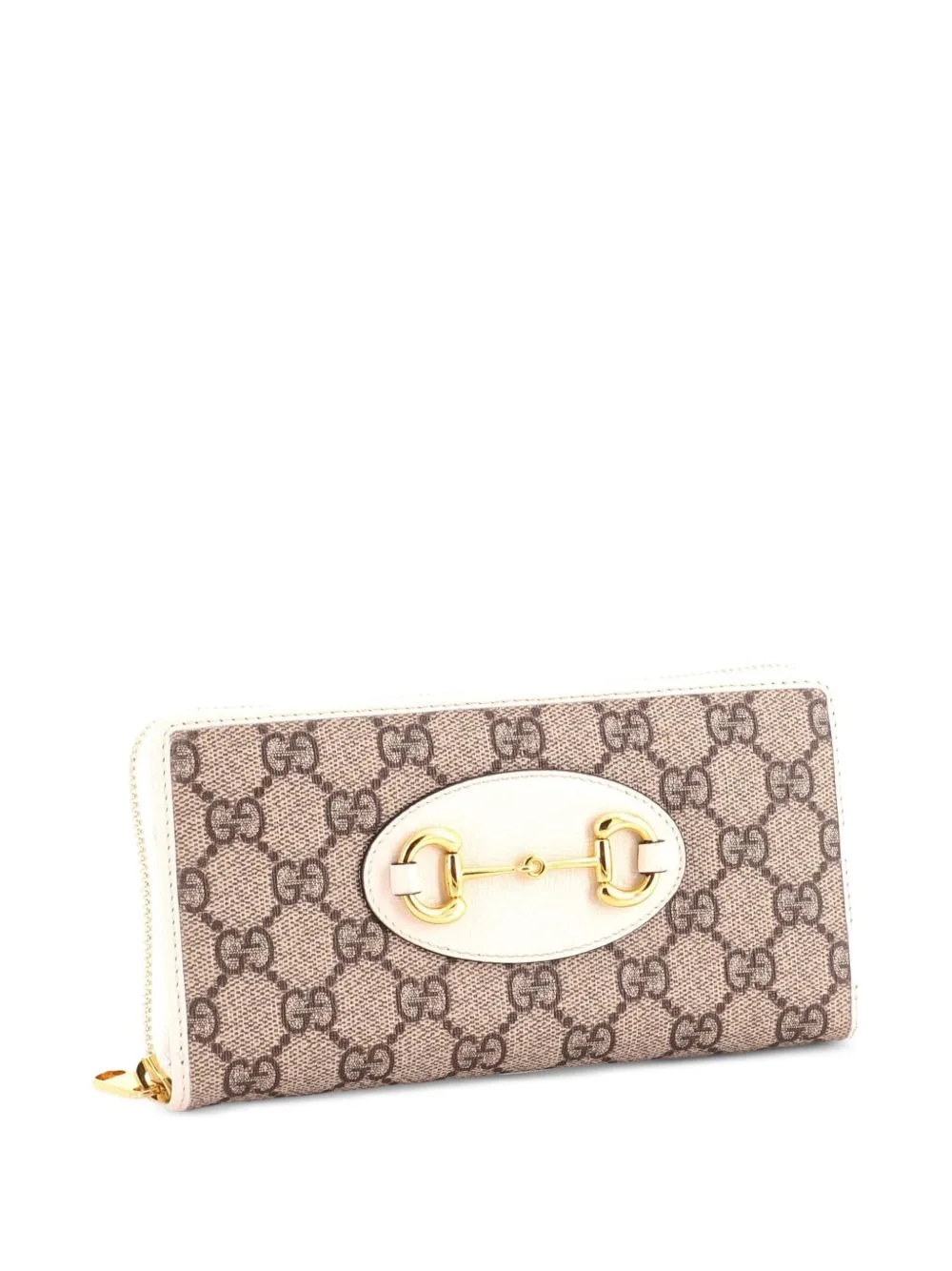 Horsebit 1955 Zip Around Wallet GG Coated Canvas Long Small Wallets by Gucci Pre-Owned