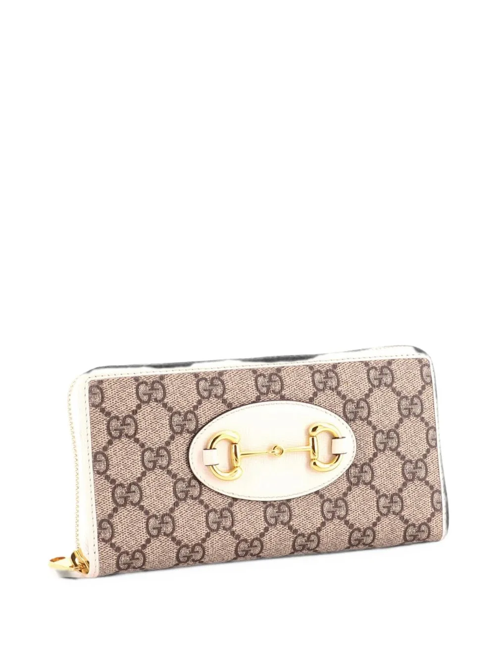 Horsebit 1955 Zip Around Wallet GG Coated Canvas Long Small Wallets by Gucci Pre-Owned