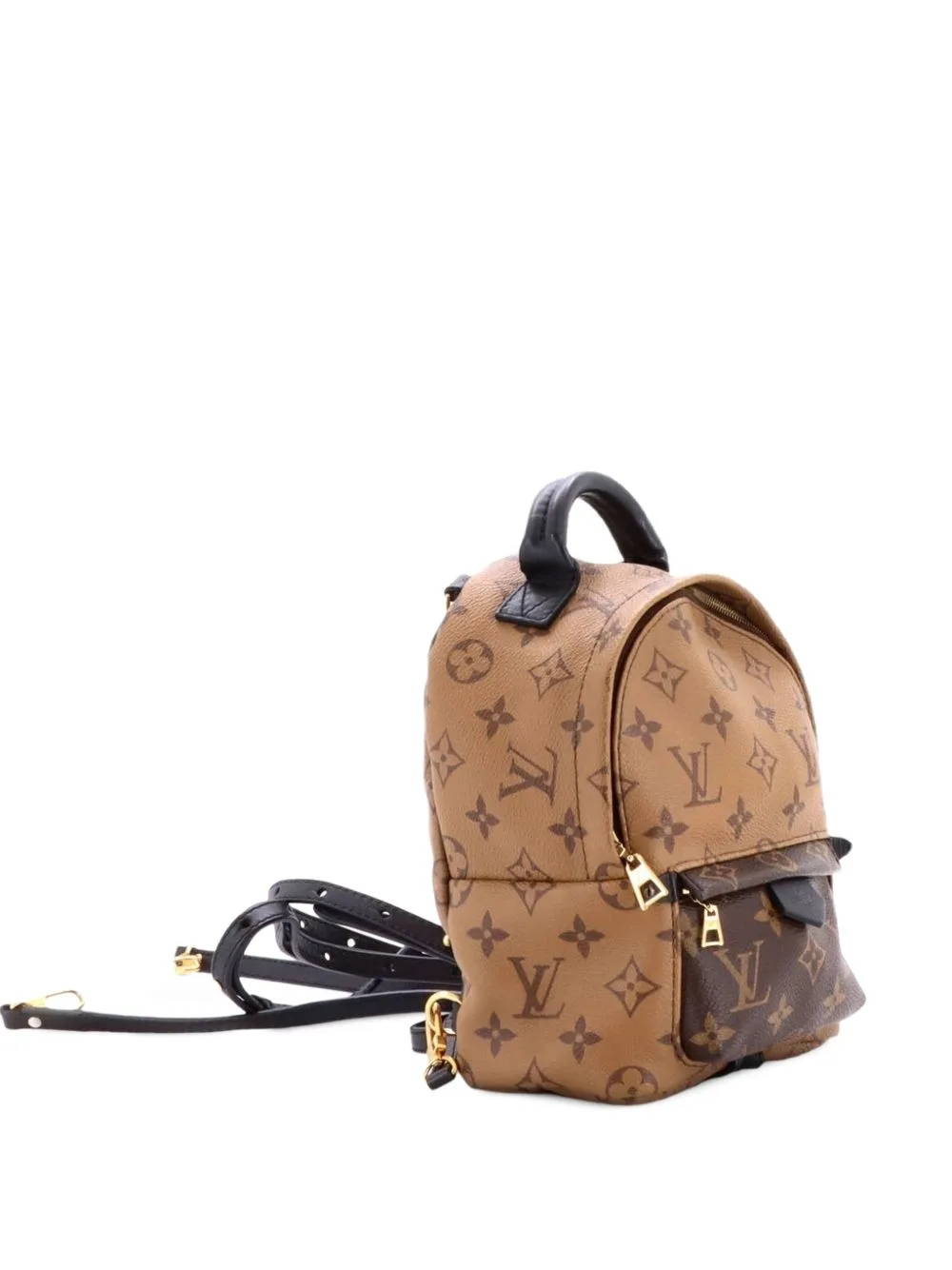 Palm Springs Reverse Monogram Canvas Mini Backpack by Louis Vuitton Pre-Owned