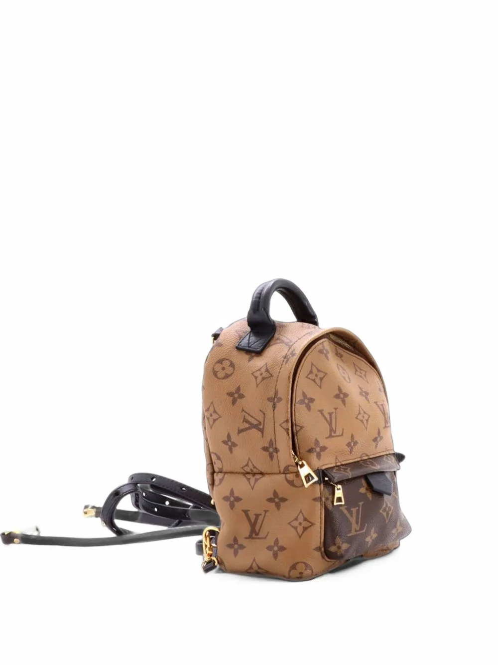 Palm Springs Reverse Monogram Canvas Mini Backpack by Louis Vuitton Pre-Owned