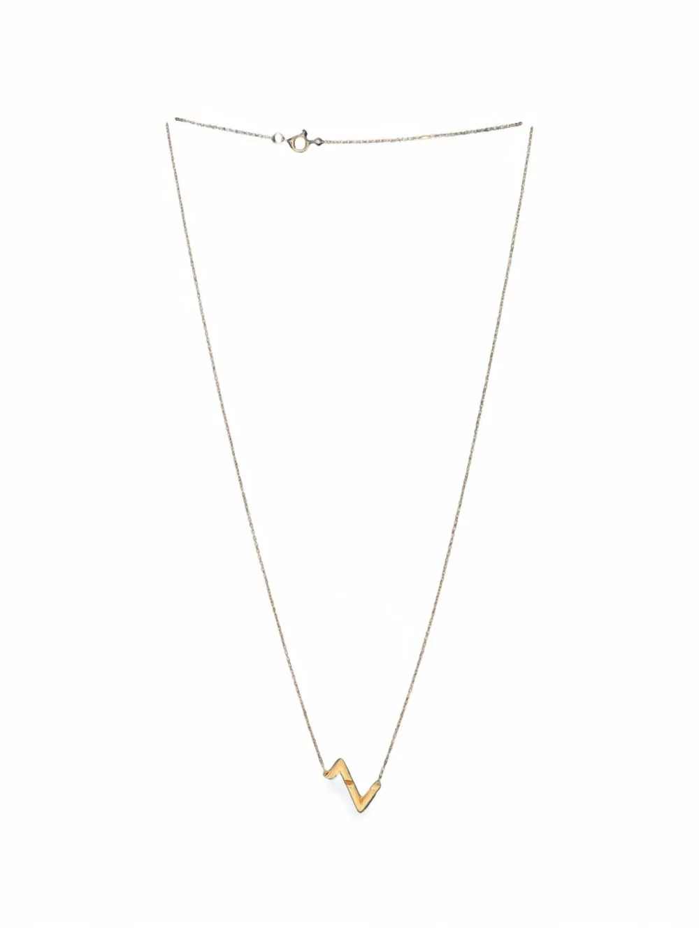 LV Volt Upside Down Pendant 18K Yellow Gold Necklace by Louis Vuitton Pre-Owned