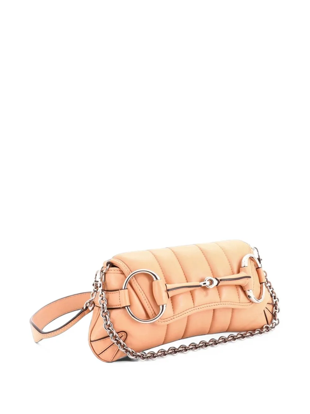 Horsebit Chain Vertical Quilted Leather Small Shoulder Bag by Gucci Pre-Owned