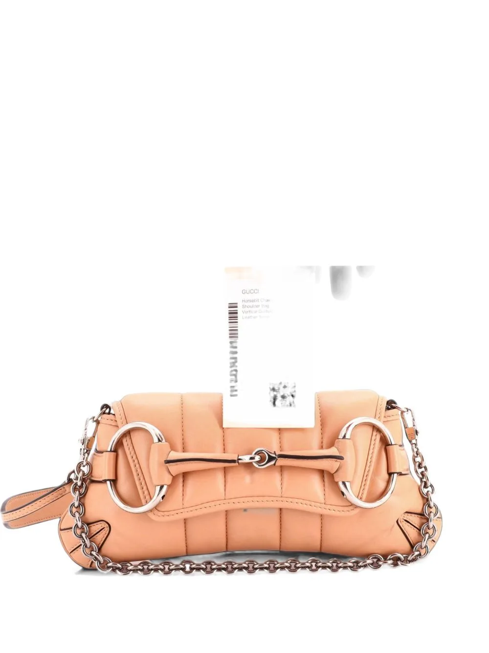 Horsebit Chain Vertical Quilted Leather Small Shoulder Bag by Gucci Pre-Owned
