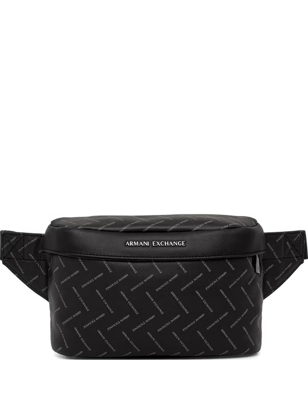 All-Over Logo-Print Belt Bag by Armani Exchange