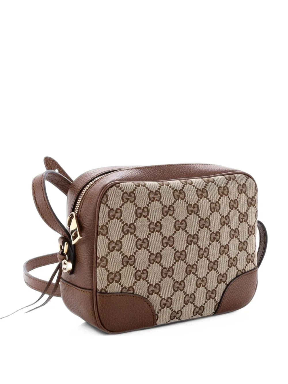 Bree Disco GG Canvas with Leather Mini Crossbody Bag by Gucci Pre-Owned