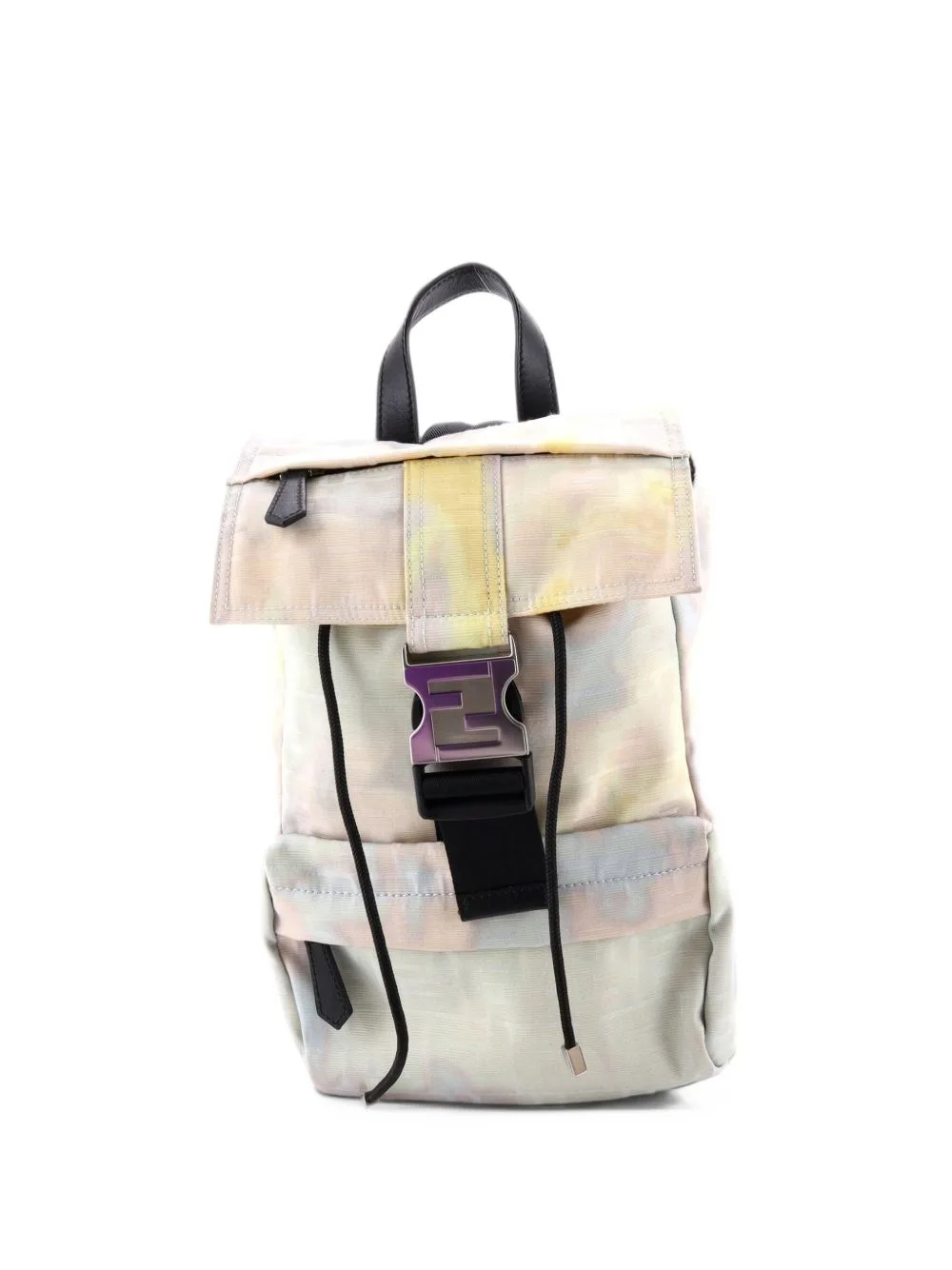 Fendiness Zucca Canvas Small Backpack by Fendi Pre-Owned