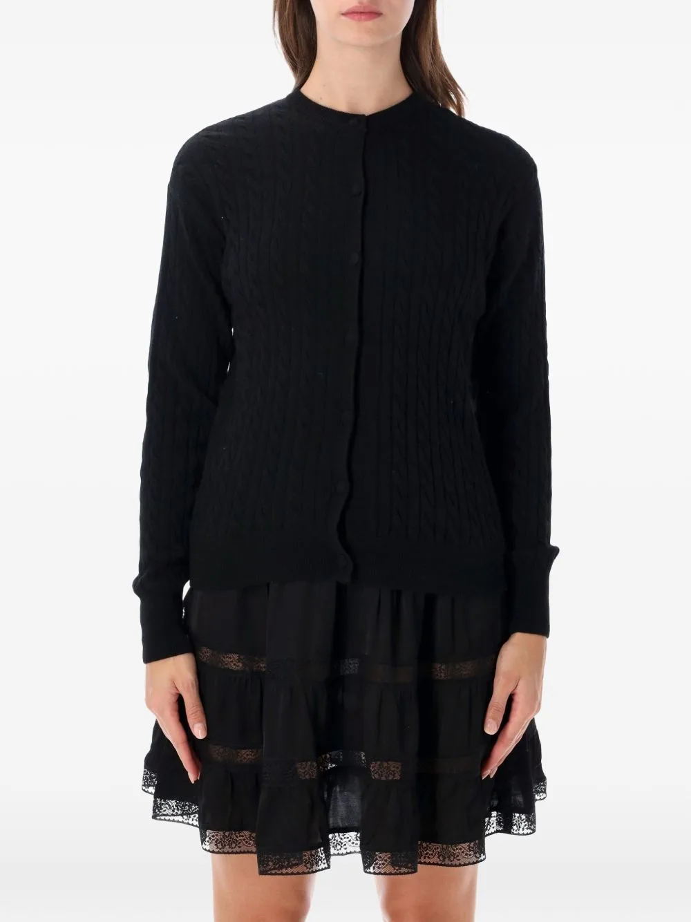 Rina Cable-Knit Cardigan by Gimaguas