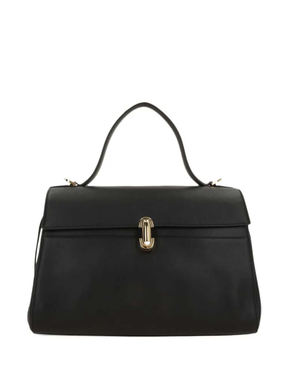 Soft Symmetry Leather Tote Bag