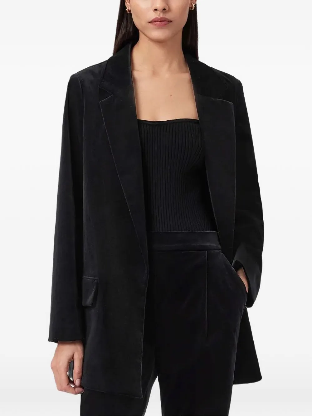 Aleida Lapel-Collar Blazer by AllSaints