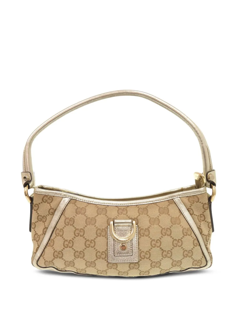 2000-2015 GG Canvas Abbey D Ring Pochette Shoulder Bag by Gucci Pre-Owned