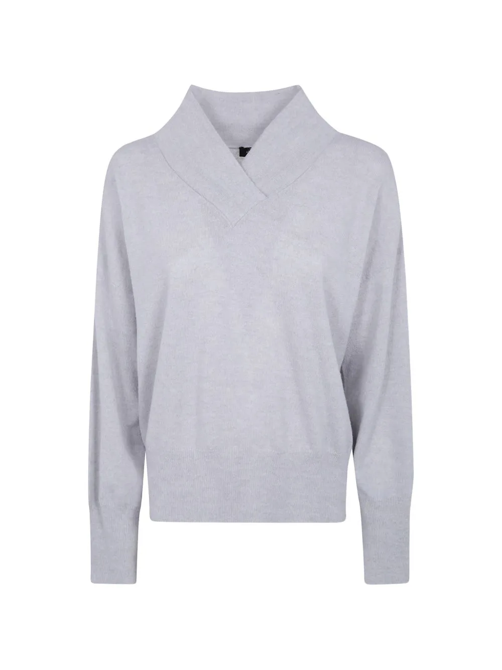 Shawl-Collar Wool Sweater by anne claire
