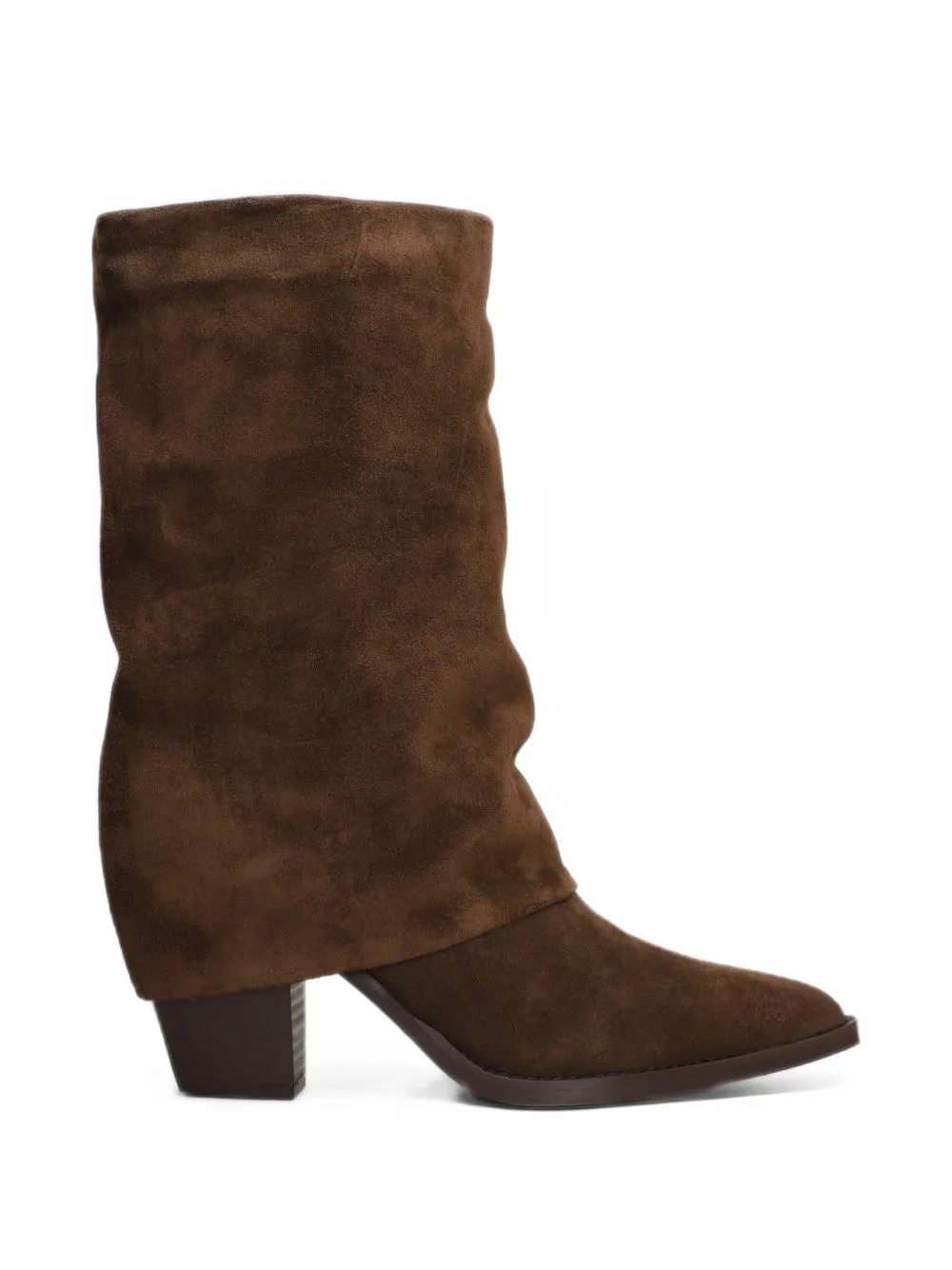 Slouchy Pointed-Toe Ankle Boots by Julie Dee