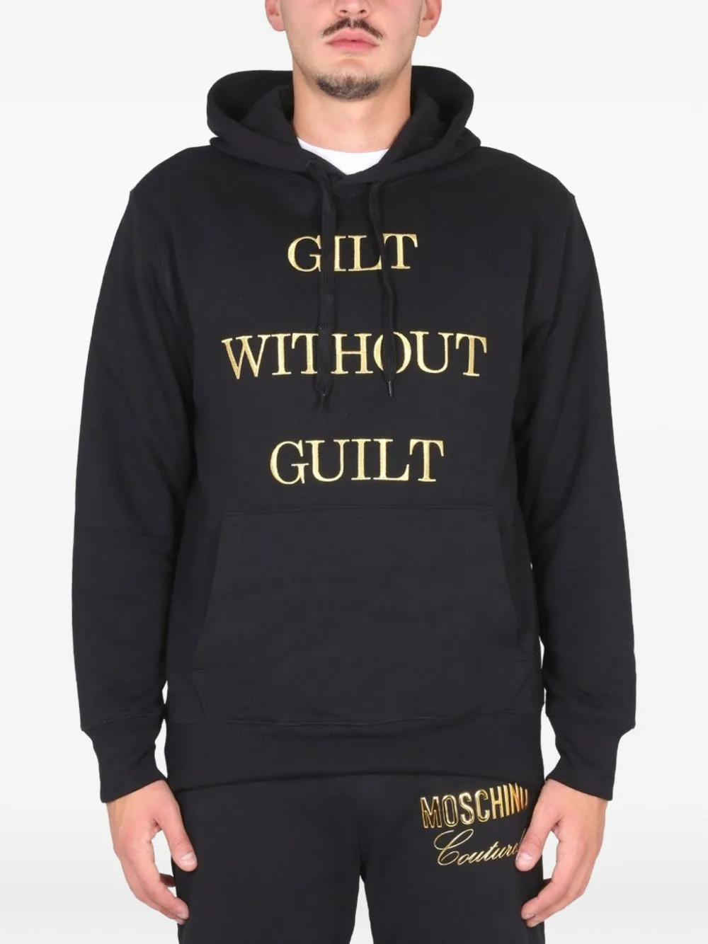 Guilt Without Guilt Hoodie by Moschino
