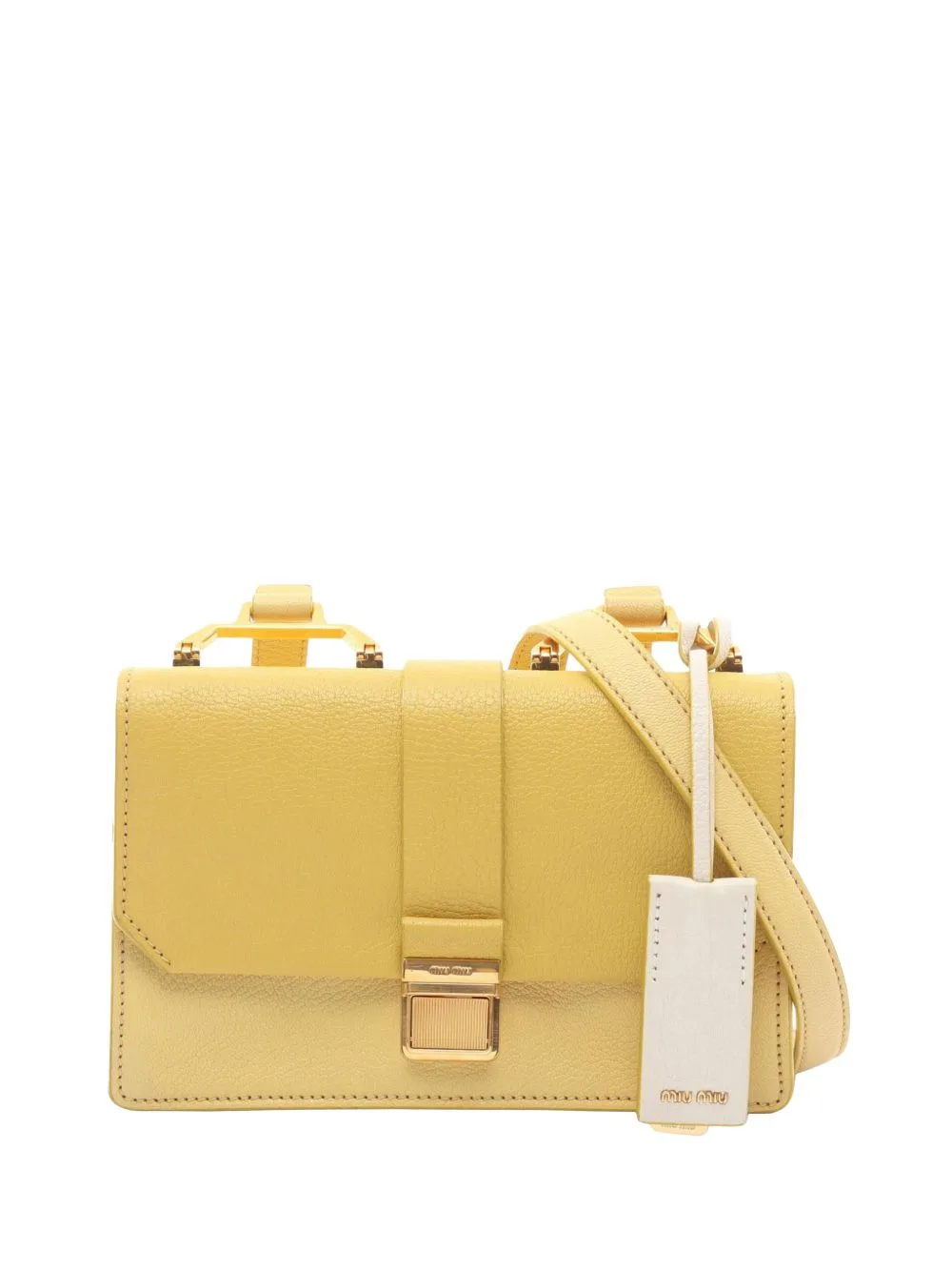 2010-2026 Goatskin Madras Crossbody Bag by Miu Miu Pre-Owned