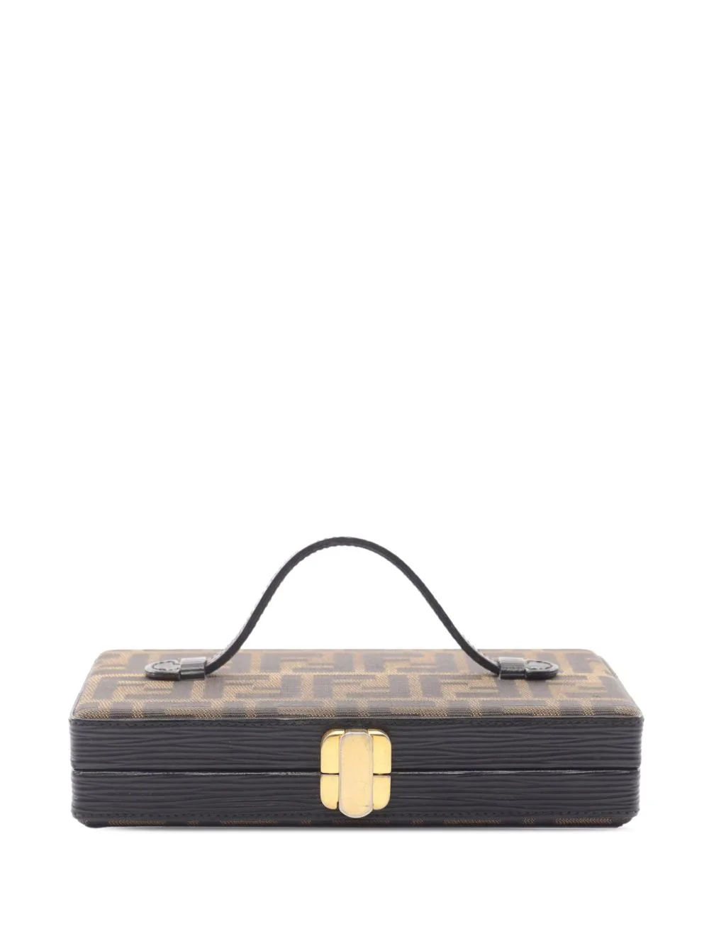 20th Century Zucca Canvas Vanity Bag by Fendi Pre-Owned