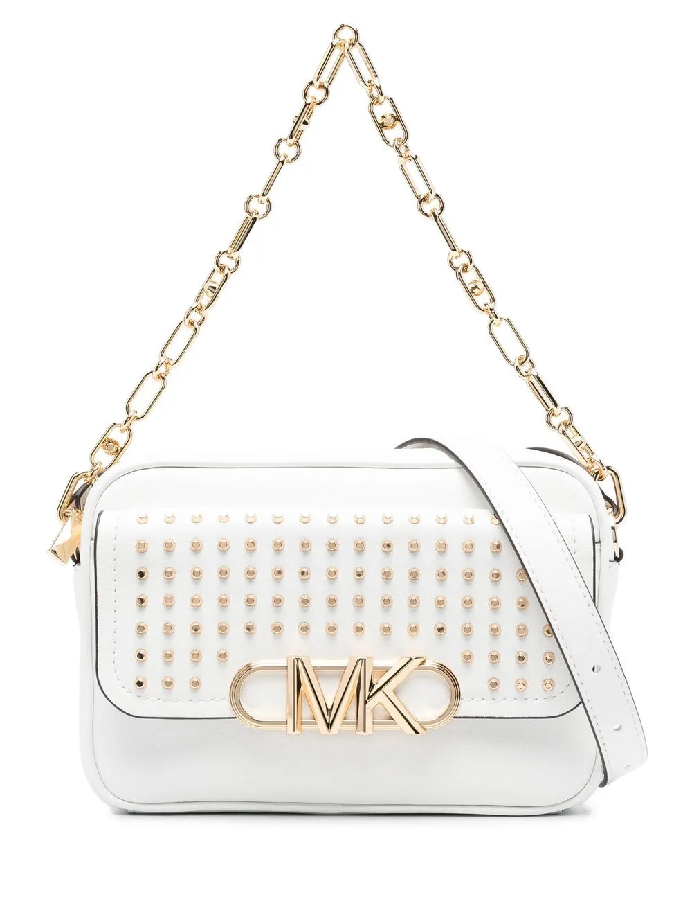 Logo-Plaque Leather Crossbody Bag by Michael Michael Kors
