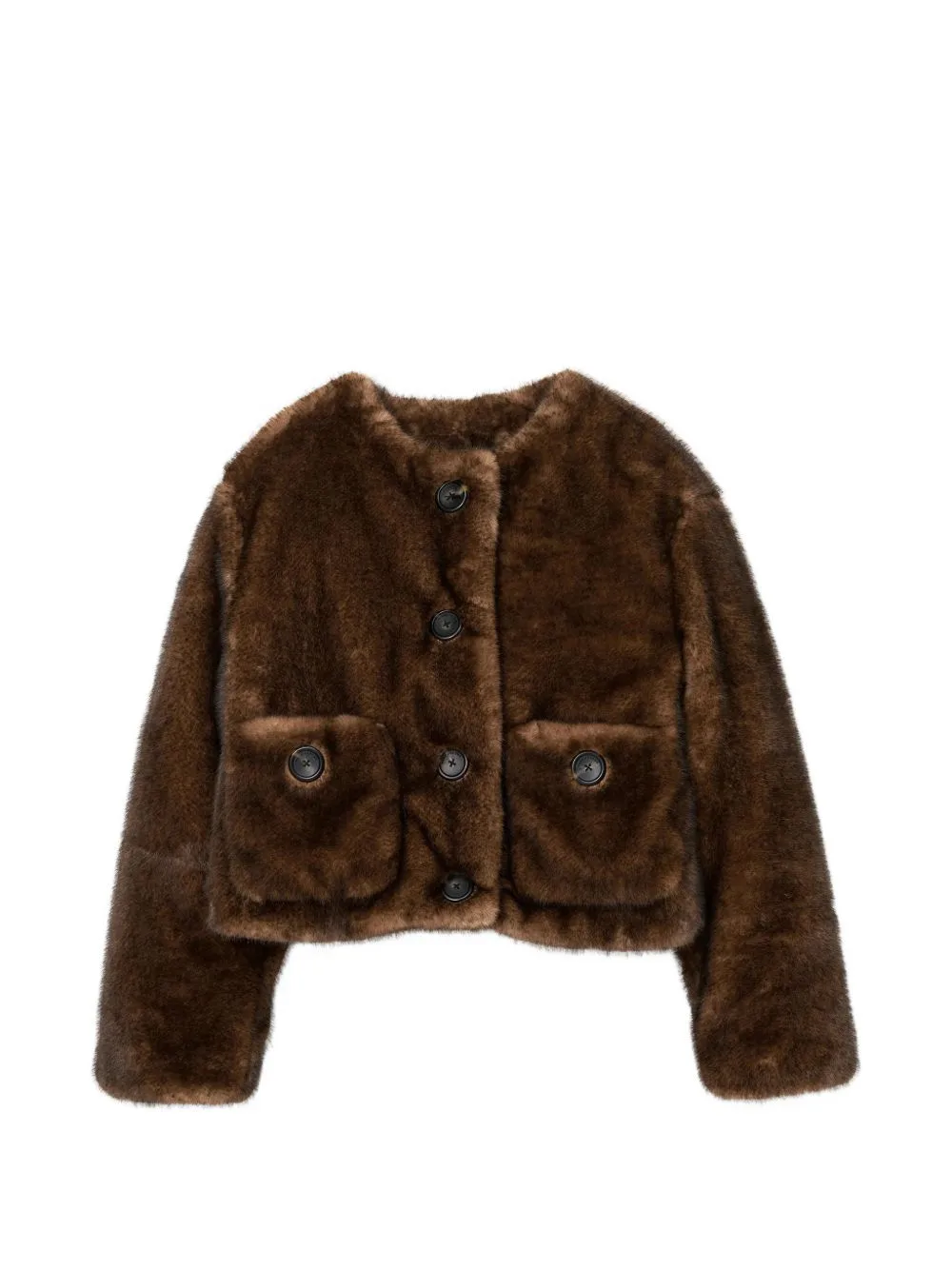 Teddy Cropped Jacket