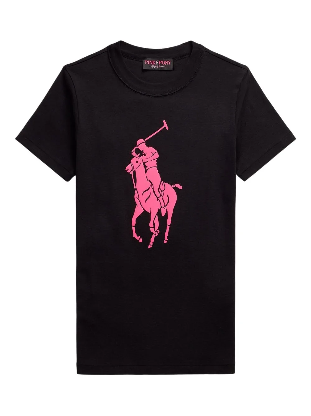 Pink Pony Graphic Crew-Neck T-Shirt by Polo Ralph Lauren