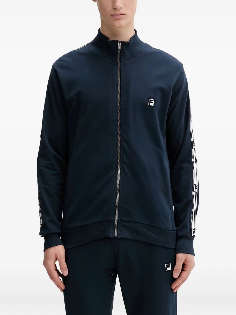 Logo-Patch Zip-Up Tracksuit by Fila